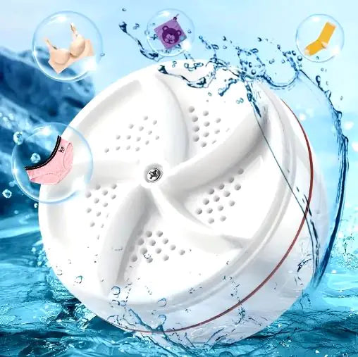 Portable Mini Turbo Washing Machine, Which Can Clean Underwear, Briefs, Socks, Tableware And So On