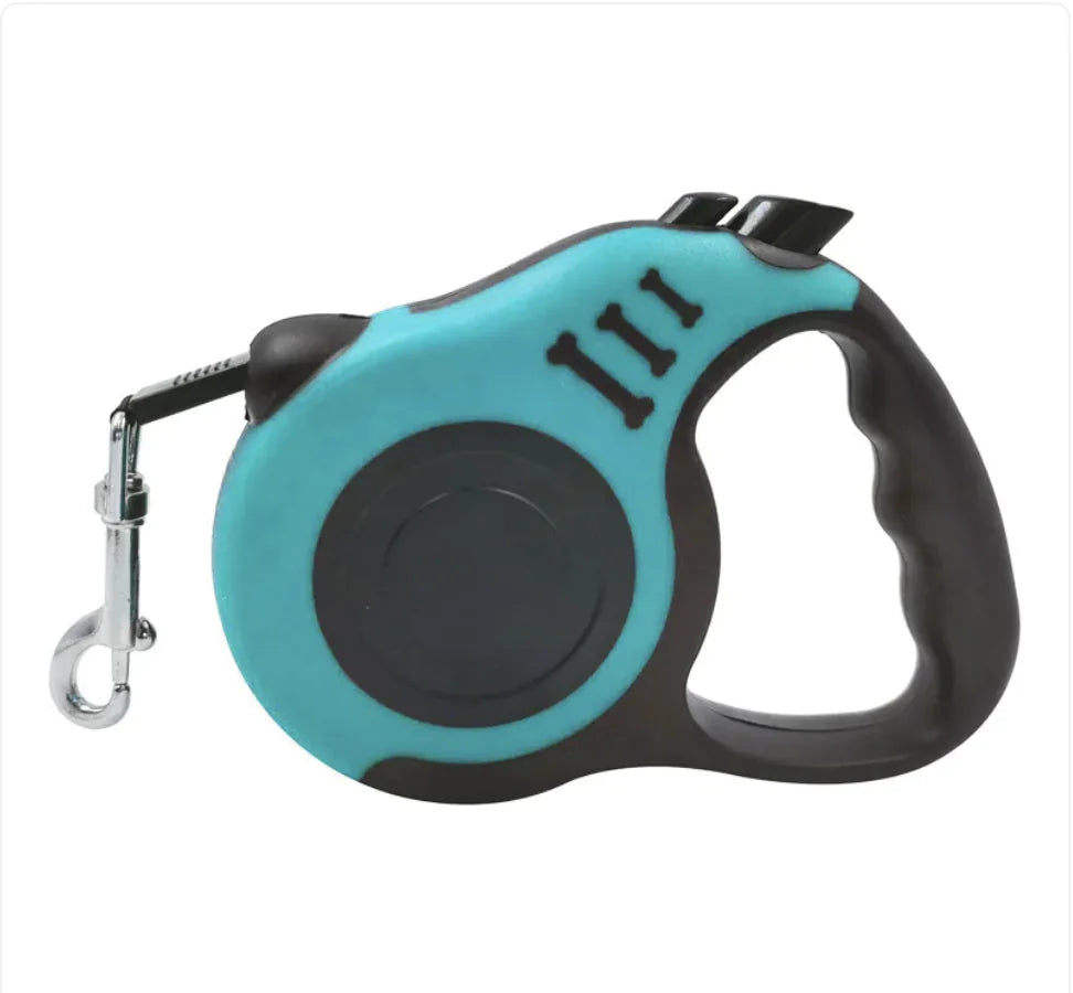 Pet Automatic Retractable Leash with Bone Print