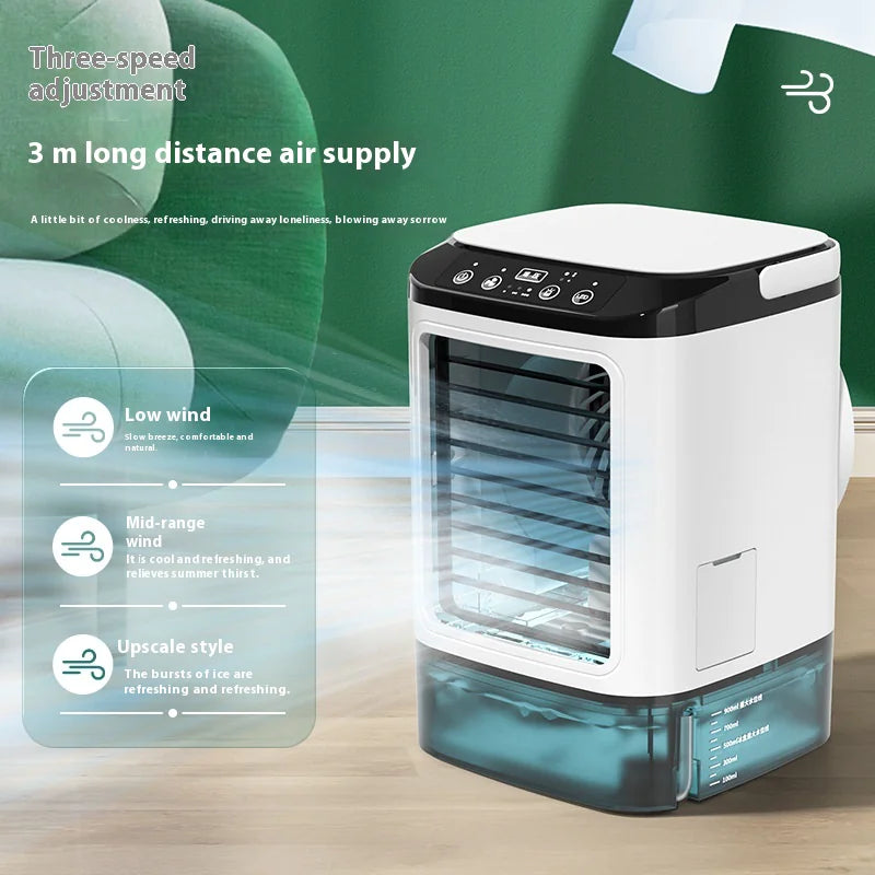 Dual Spray USB Portable Air Cooler Fan