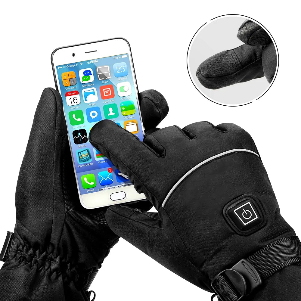 Heated Waterproof Motorcycle Gloves