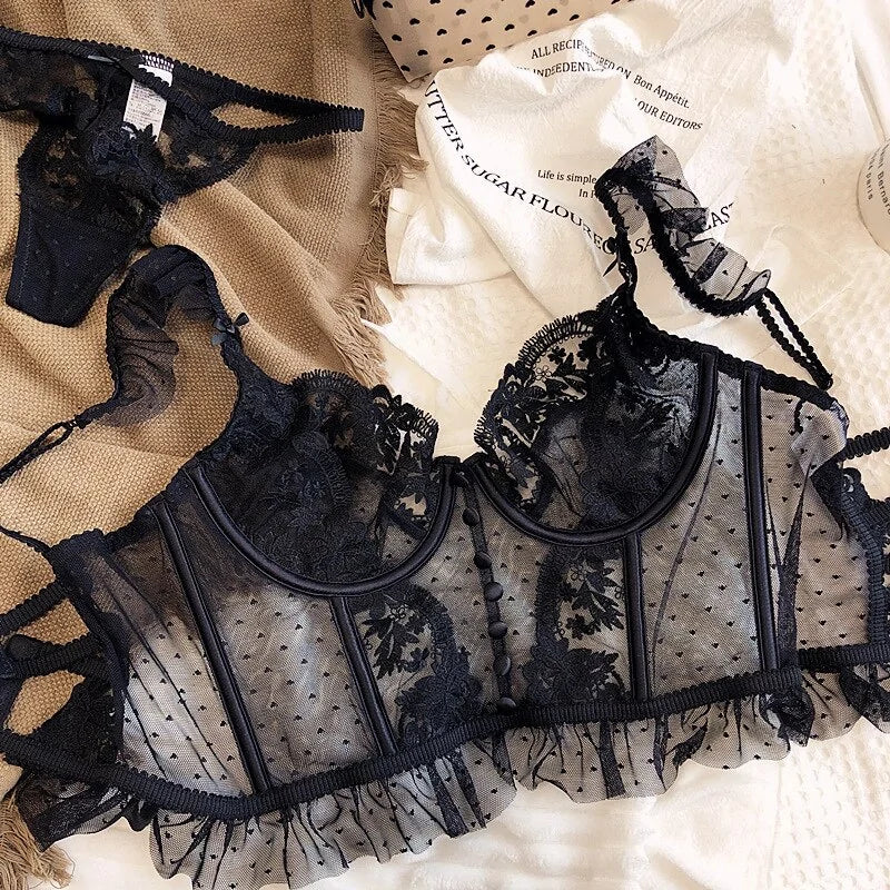 Lace Bralette Set