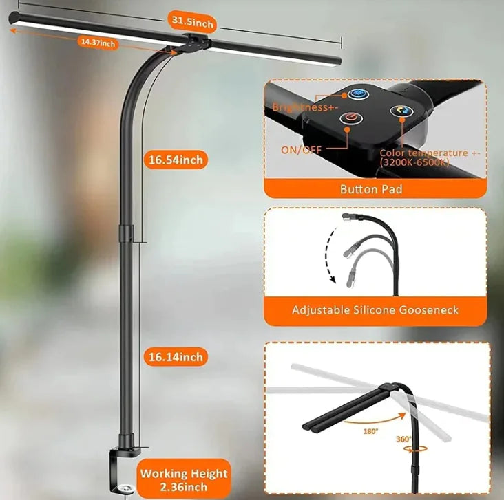 LED Clip-On Reading Lamp