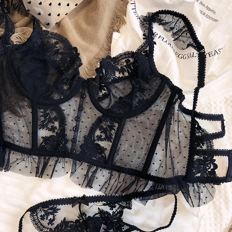 Lace Bralette Set