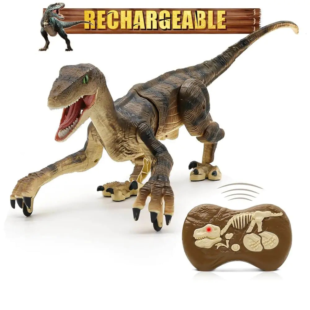 RC Electric Walking Jurassic Dinosaur Simulation Velociraptor