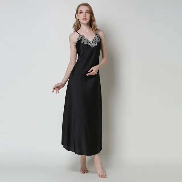 Lace Satin Nightgowns Sleepwear