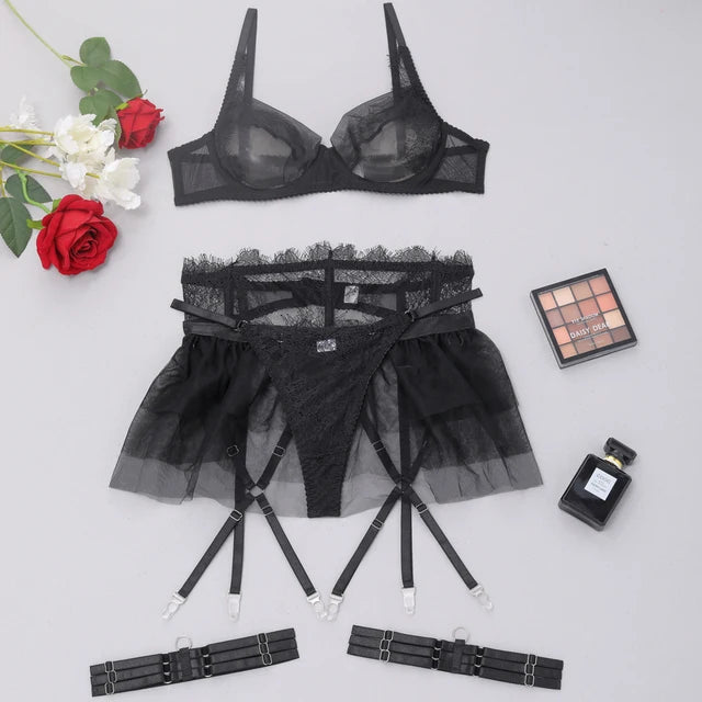 Lingerie Set With Ruffles