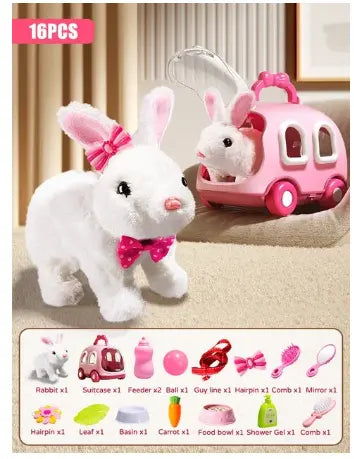 Cute Bunny Plush Set