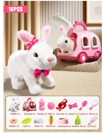 Cute Bunny Plush Set