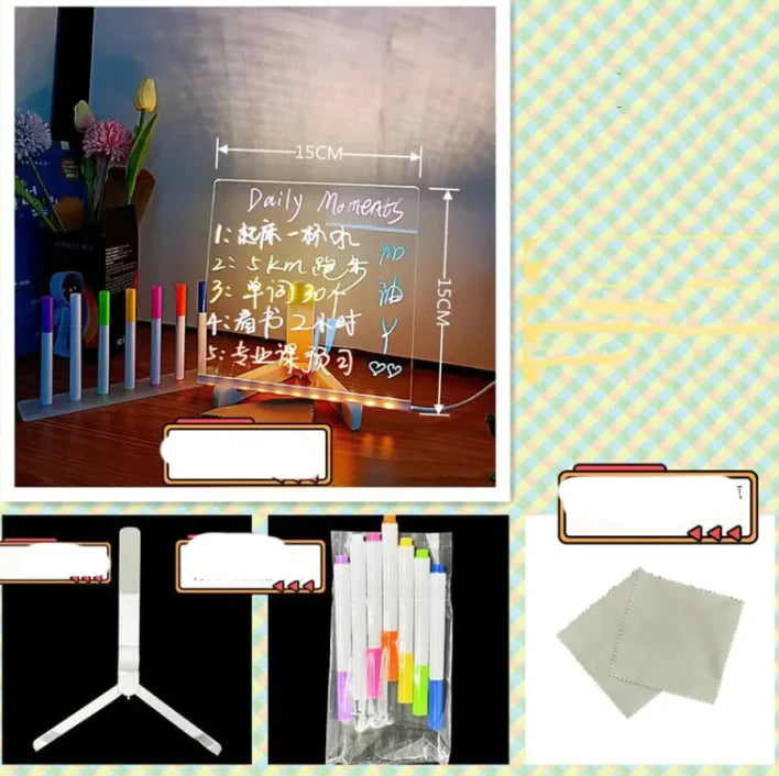 LED Fluorescent Message Writing Board