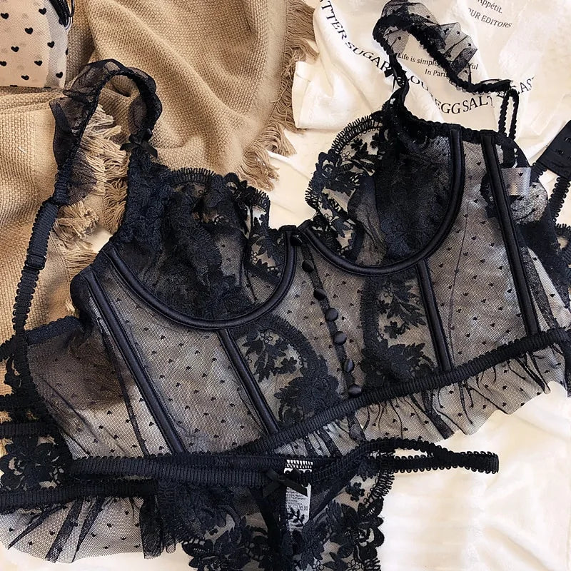 Lace Bralette Set