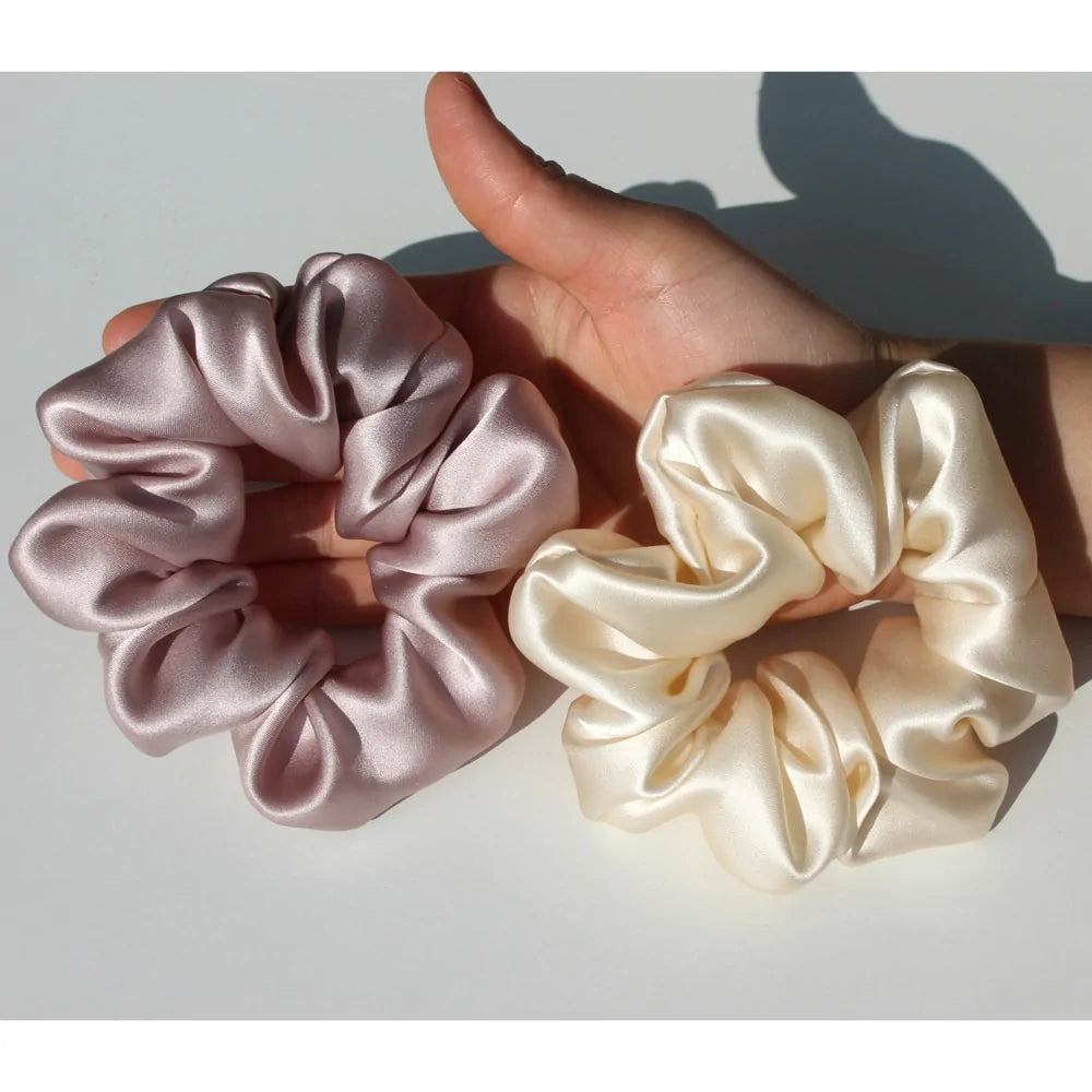 Silk Hair Scrunchies