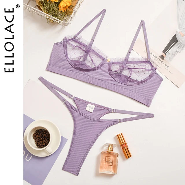 Ruffle Lace Lingerie Set