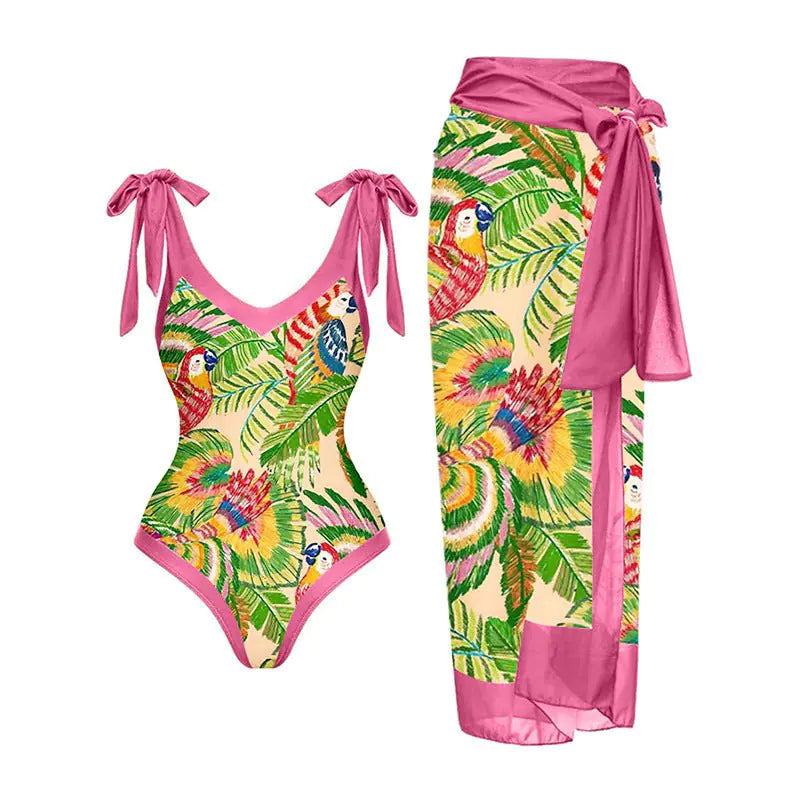 Tropical Swimsuit Set