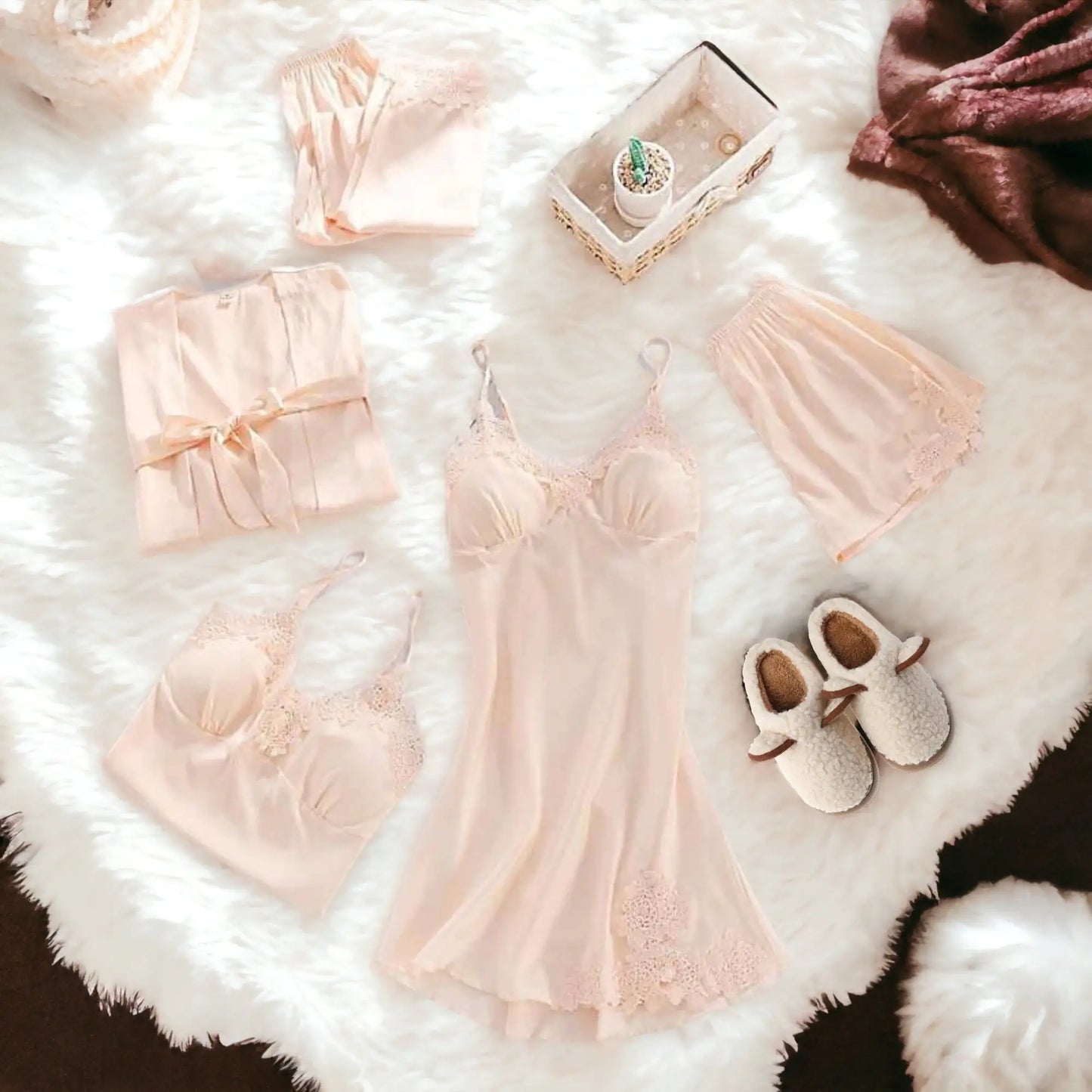 Satin Pajama Sleepweare Set